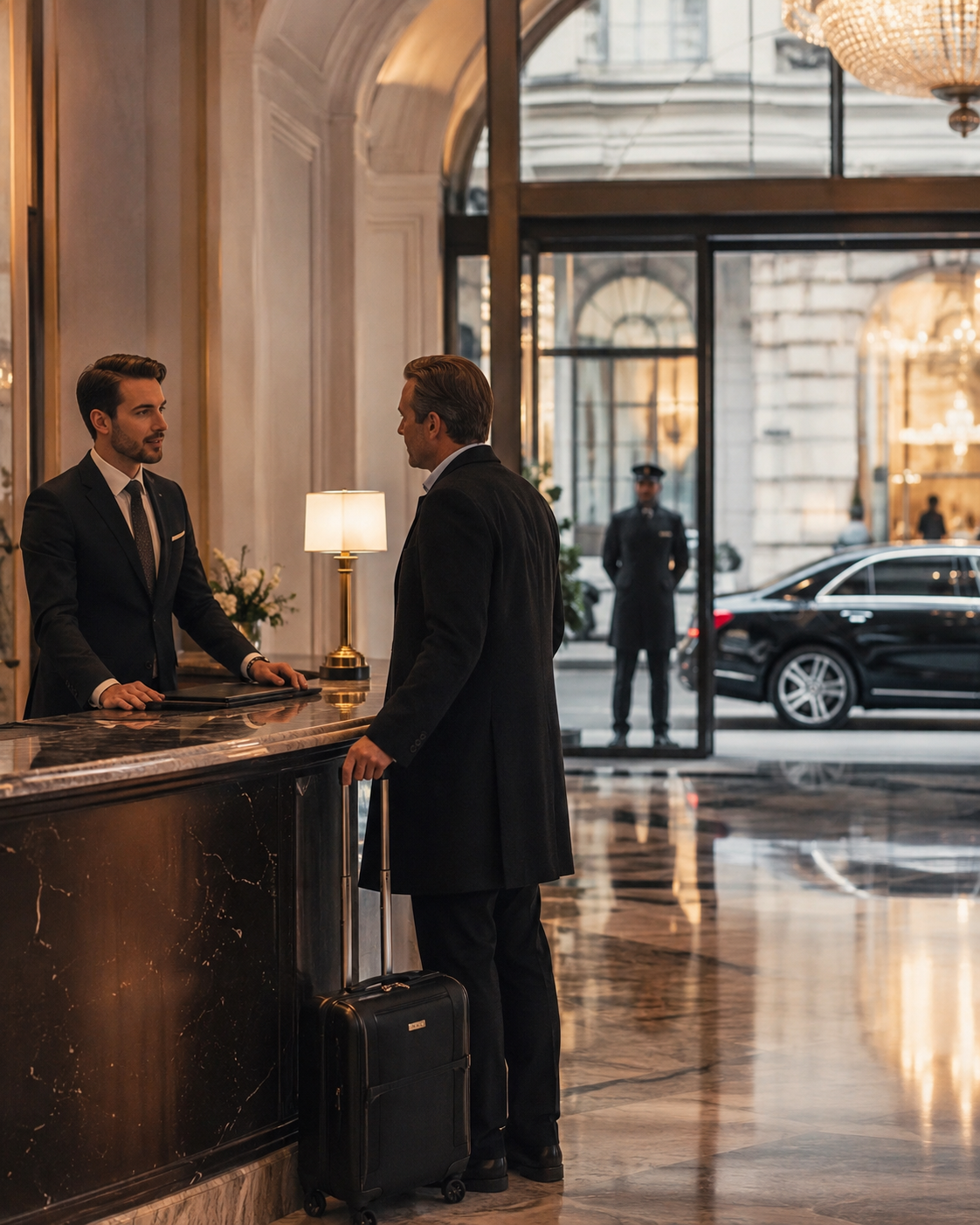 Hotel guest airport transfer from Vienna International Airport